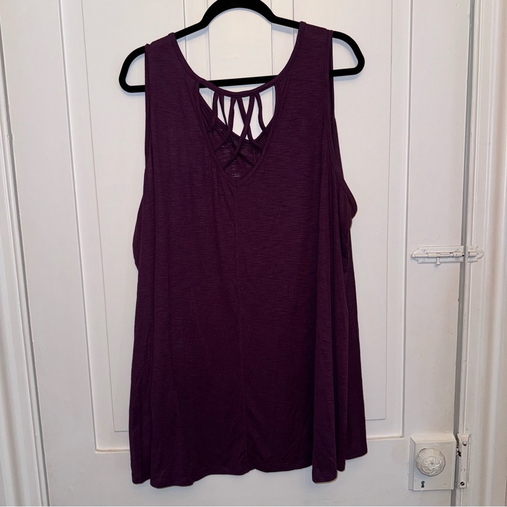 ✨terra & sky purple sleeveless top✨ - Picture 3 of 3